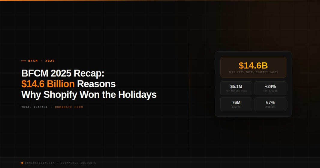 BFCM 2025 Recap: $14.6 Billion Reasons Why Shopify Won the Holidays